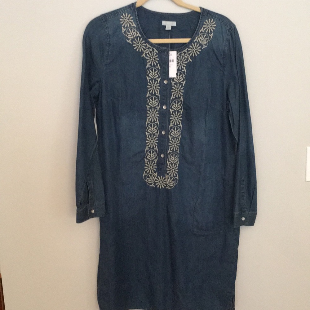 J Jill Denim Dress Size M